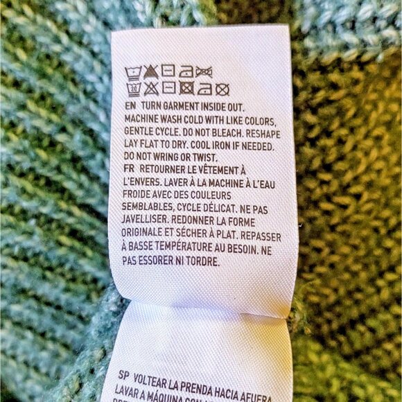 American Eagle Outfitters Turtleneck Sweater Green Women Size Medium - Picture 6 of 7